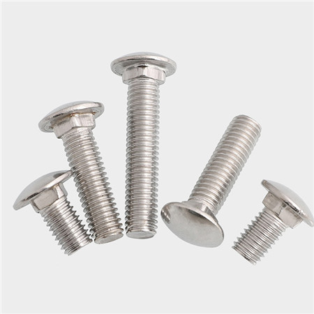 STAINLESS STEEL COACH BOLTS CUP SQUARE CARRIAGE BOLT SCREWS DIN 603