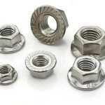 SS304 hex flange nut polos